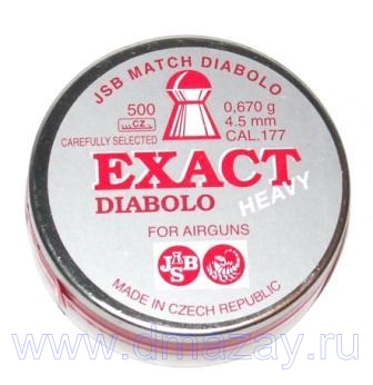 ,     () JSB Diabolo Exact Heavy   4.5  (.177)  0,67  500     